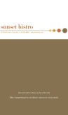 Bistro Long Menu Cover