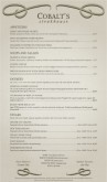 Scroll Steakhouse Menu