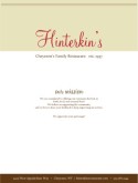 Family Style Dining Cover