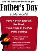 Fathers Day BBQ Flyer