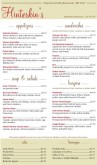 Family Style Long Menu