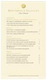 Rustic Italian Menu