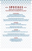 Independence Day Restaurant Menu