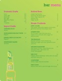 Mexican Beer Menu