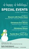 Holiday Events Flyer