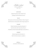 Classic Buffet Menu