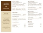 Catered Lunch Menu