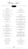 Dinner Menu