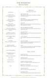 Restaurant Dinner Menu