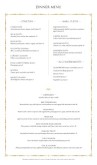 Restaurant Dinner Menu Page 2