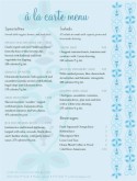 Spa Cafe Menu