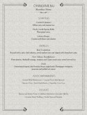 Grey Catered Dinner Menu