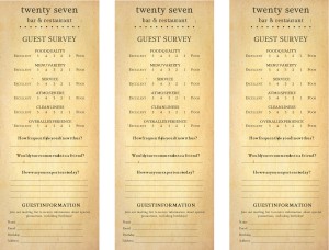 Customize American Beer Comment Cards