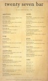 American Beer Menu Long
