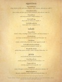 American Beer Menu Page
