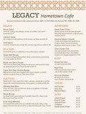 Casual Sandwich Menu