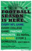 Football Menu Flyer