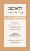 Sandwich Menu Cover Long
