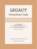 Sandwich Menu Cover