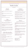 Traditional Indian Menu
