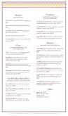 Traditional Indian Menu Page