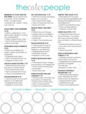 Retro Catering Menu