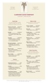 Fresh Juice Bar Menu