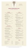Healthy Food Menu