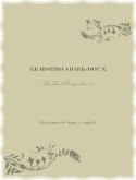 Menu Cover French Bistro