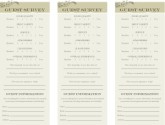 Comment Cards French Bistro