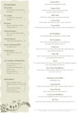 A4 French Bistro Menu Page