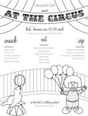 Cafe Coloring Menu
