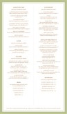 Fancy French Menu Page