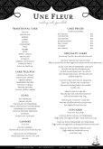 Black and White Catering Menu A4