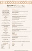 Sandwich Menu Tabloid
