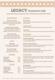 Sandwich Menu A4