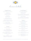 Mexican Flower Menu