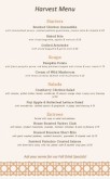 Sandwich Cafe Event Menu