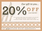 Online Coupon Sandwich Cafe