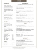Sports Cafe Menu Two