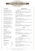 Sports Cafe Menu A4