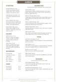 Sports Cafe Menu A4 Page
