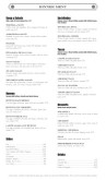 Mariachi Mexican Menu Page