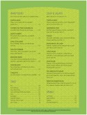 Colorful Mexican Menu Page 2