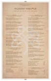 Irish Tavern Large Menu