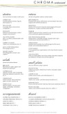 Color Fine Dining Long Menu