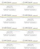 Business Cards Color Fine Dining