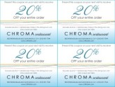 Color Restaurant Coupon