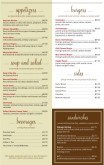 Family Style Tabloid Menu Page