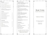 Vintage Trifold Menu